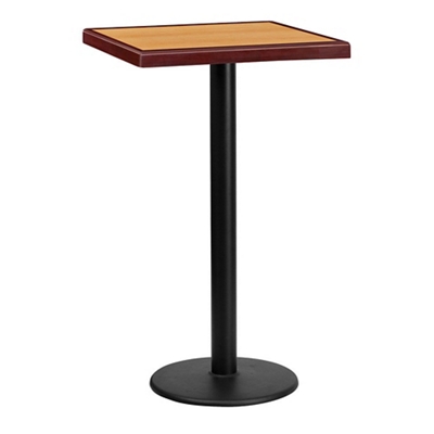 Bar Height Table with Round Base - 24"W x 24"D