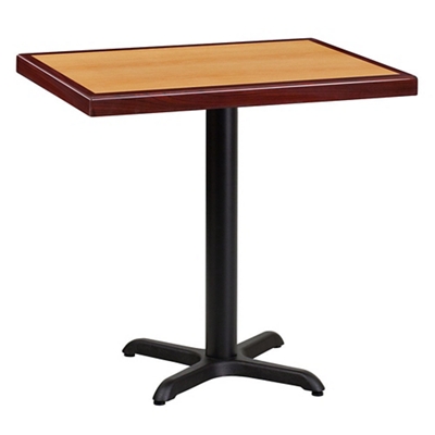 Standard Height Table with X Base - 30"W x 24"D