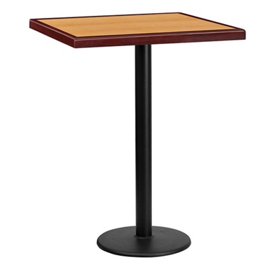 Bar Height Table with Round Base - 30"W x 30"D