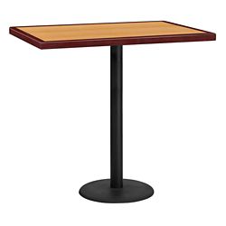 Bar Height Table with Round Base - 42"W x 30"D