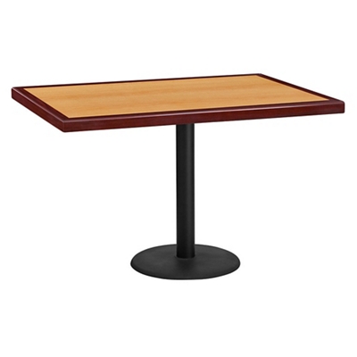 Standard Height Table with Round Base - 48"W x 30"D