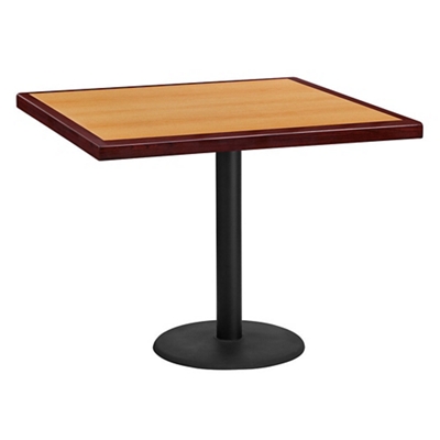 Standard Height Table with X Base - 36"W x 36"D