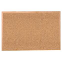 Ghent Natural Cork Bulletin Board with Wood Frame 4'x3'