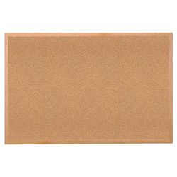 Ghent Natural Cork Bulletin Board with Wood Frame 4'x3'