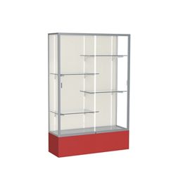 48" Wide Spirit Display Case with Fabric Back