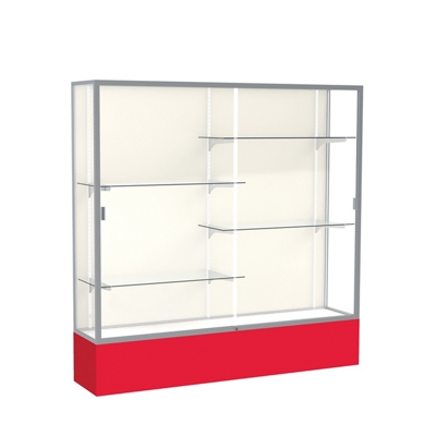 72" Wide Spirit Display Case with Fabric Back