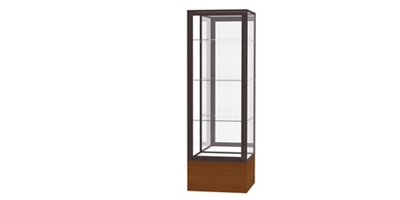 Keepsake Lockable Display Case with Oak Base - 24