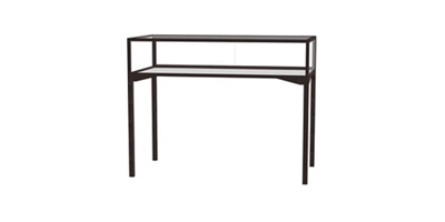 Lockable Tabletop Display Case with Sliding Top - 48