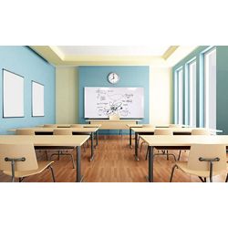 Ghent Magnetic Porcelain Whiteboard with Aluminum Frame, 10x4