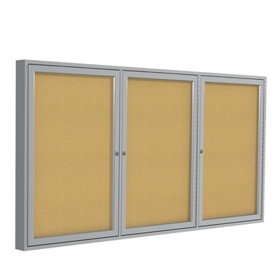 Aluminum Frame Corkboard - 72" x 36"