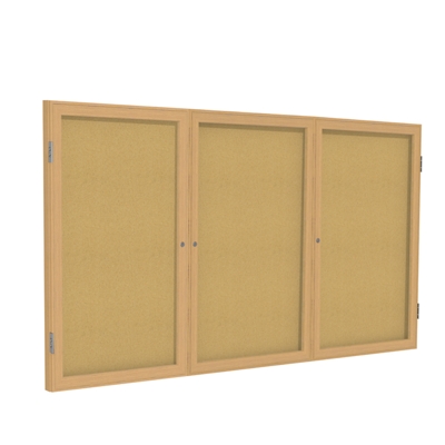Wood Frame Corkboard - 72"W x 48"H