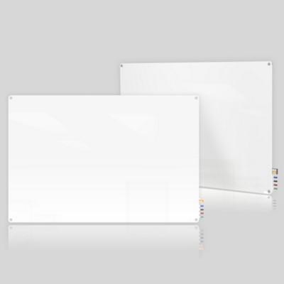 Ghent Harmony Magnetic Glass Whiteboard with Radius Corners, 3x4