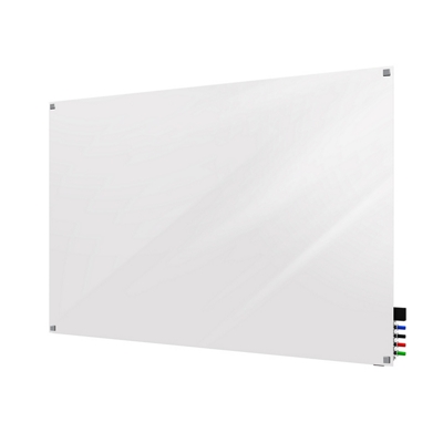 3' W x 2' H Magnetic Square Corner Glass Board