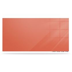 Aria Low Profile Glass Whiteboard, Horizontal Mount 5'Wx4'H
