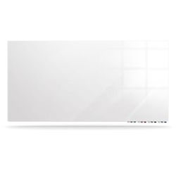 Aria Low Profile Magnetic Glass Board, Horizontal Mount 10'Wx4'H