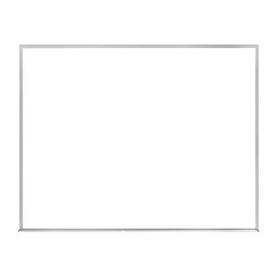 5' W x 4' H Porcelain White Board with Aluminum Frame