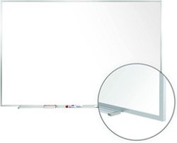 Ghent Non-Magnetic Whiteboard with Aluminum Frame, 4x12