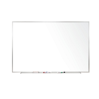 Porcelain White Board with Aluminum Frame 3'W x 2'H