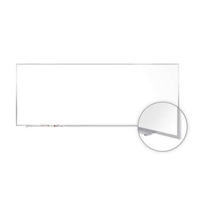 Porcelain White Board with Aluminum Frame 12'W x 4'H