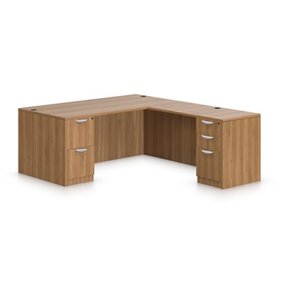 Contemporary Laminate L-Shaped Desk - 71