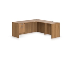 Contemporary Corner L-Shaped Desk with Left Return - 71"W x 72"D