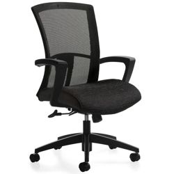 Vion Mesh Back Fabric Seat High Back Task Chair