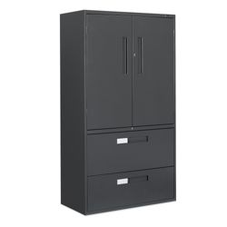 36"W 2 Drawer Lateral File with Storage Cabinet