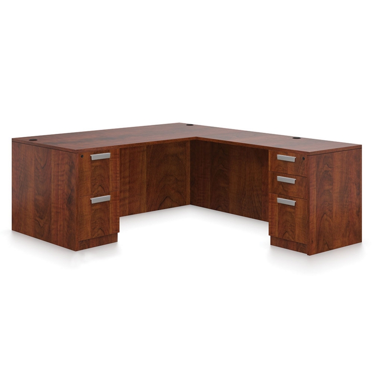 Contemporary Laminate L-Shaped Desk - 71