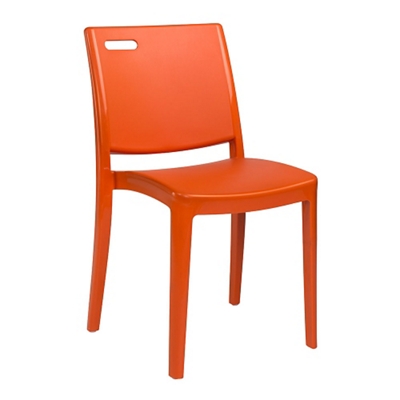 Metro Armless Outdoor Stacking Chair