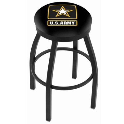 Stool with Vinyl Military Logo - 25