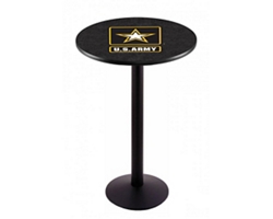 IDÉE AO TABLE Military Logo Disc Base Table - 28