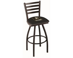 Stool with Vinyl Military Logo - 25