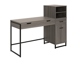 Hagney Lane Sit-Stand Adjustable Writing Desk w/ Storage
