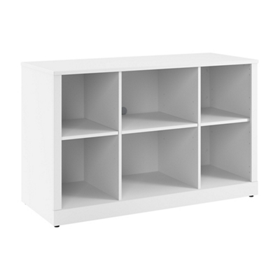 Hampton Heights 6 Cubby Bookshelf - 47"W x 19"D