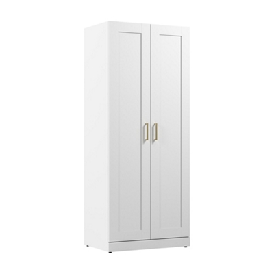 Hampton Heights Two Door Tall Storage Cabinet - 29"W x 19"D