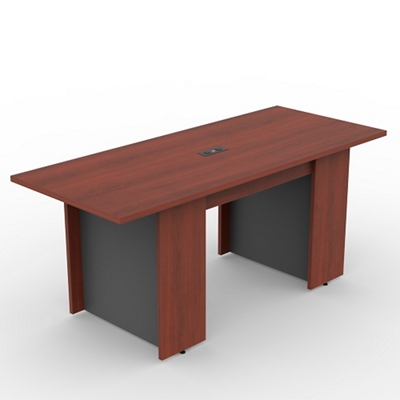 Ascend Rectangular Meeting Table with Power Module - 6'