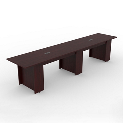 Ascend Rectangular Meeting Table with Power Module - 12'