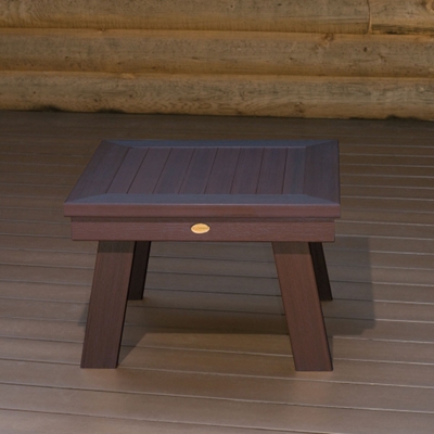 Outdoor Synthetic Wood Side Table
