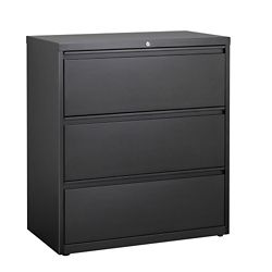 36"W Three Drawer Lateral File