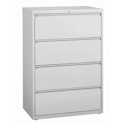 36"W Four Drawer Lateral File