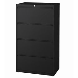 30" W Four Drawer Lateral File