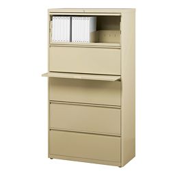 30"W Five Drawer Lateral File