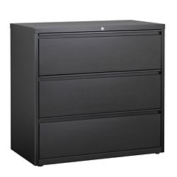 42"W Three Drawer Lateral File