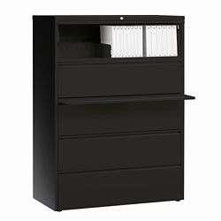 42"W Five Drawer Lateral File