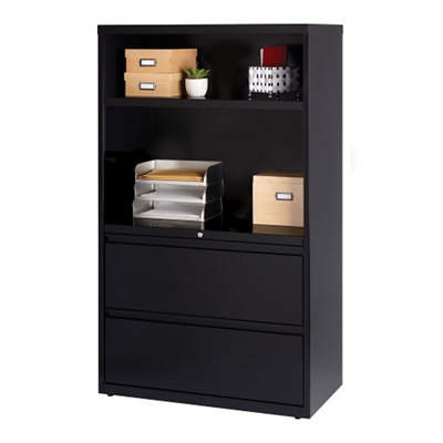 Combo Shelving and Filing Unit - 36"W