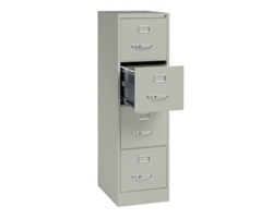22"D Four Drawer Letter Vertical File