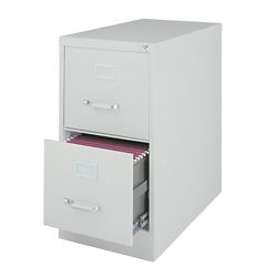 25"D Two Drawer Letter Vertical File
