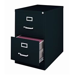 25"D Two Drawer Legal Vertical File