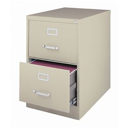 26.5"D Two Drawer Legal Vertical File