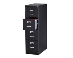 26.5"D Four Drawer Letter Vertical File